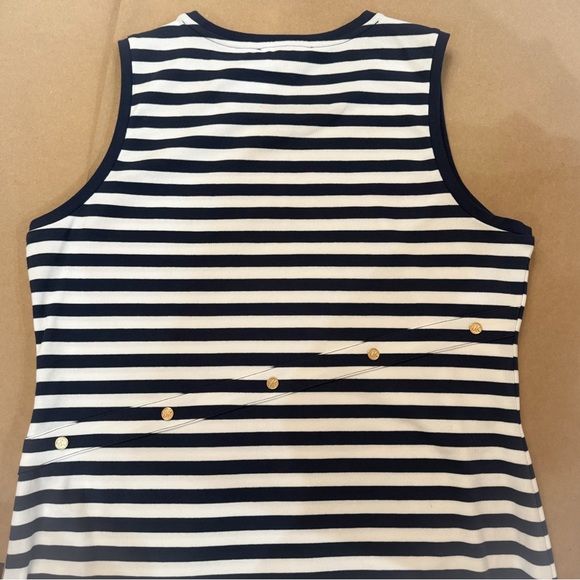 Michael Kors Striped Snap-Around Mini Dress.  NWT - Picture 6 of 12